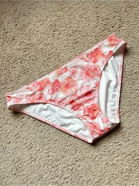 Shade & Shore Pink Floral Bikini Bottom